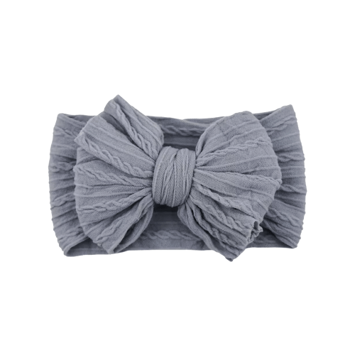 Cable Bow, Grey – SpearmintLOVE