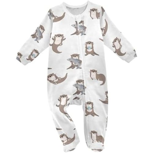 Baby Sleepers Newborn Baby One-Piece Footies for Girl Boy