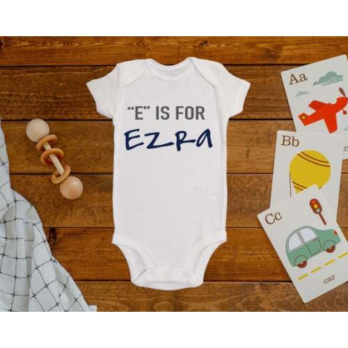 E Is For Ezra Onesie©/Bodysuit