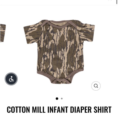 Cotton Mill Infant Diaper Shirt