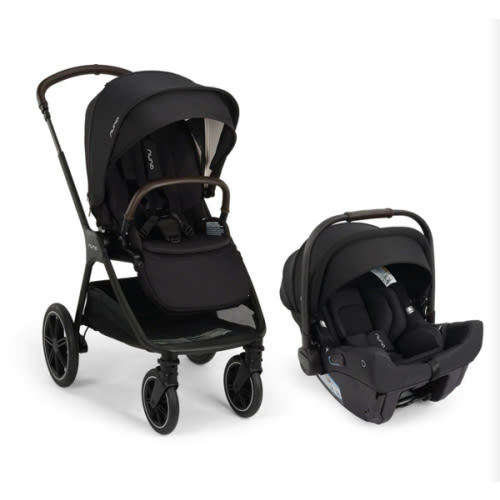 Nuna Pipa urbn + TRIV LX Travel System in Caviar