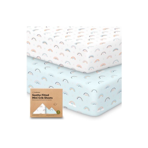 Soothe Fitted Mini Crib Sheet