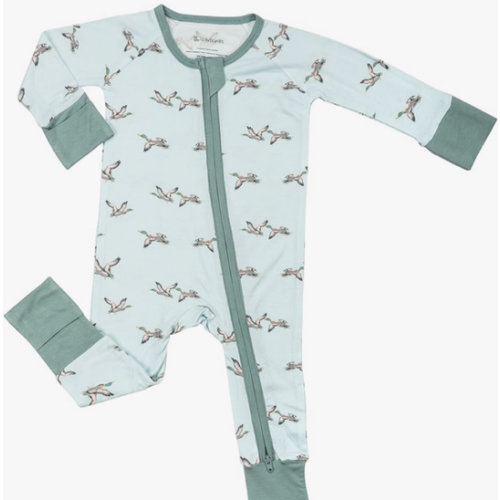 LollyBanks Baby Pajamas, Long Sleeve Baby Romper with 2-Way Zipper, 95% Viscose from Bamboo and 5% Spandex, Infant Sleepers