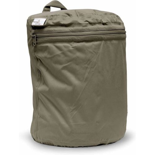 Kanga Care Wet Bag Seam Sealed Waterproof 3D Dimensional for Baby Cloth Diapers, Travel, Beach, Pool, Gym, Swim | Pebble