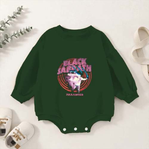 BLACK SABBATH Paranoid Amplifier Baby Romper Sweatshirts