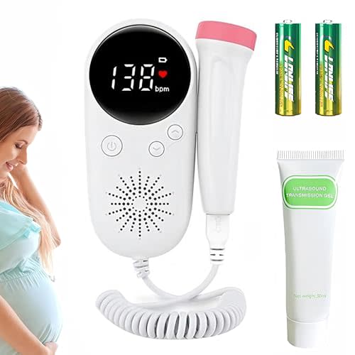 Fetal Heartbeat Doppler Pregnancy Accessories Portable Baby Monitor Heartbeat Bag Easy to Use at Home-K2
