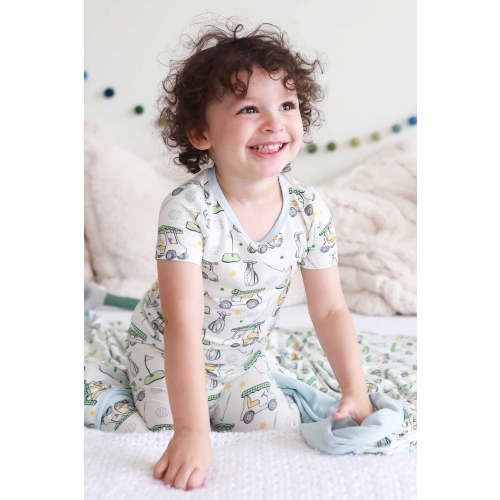 Country Club Cuties Two Piece Pajama Set | Blue