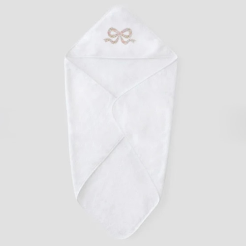 Weezie Baby Hooded Towel / liberty bow color