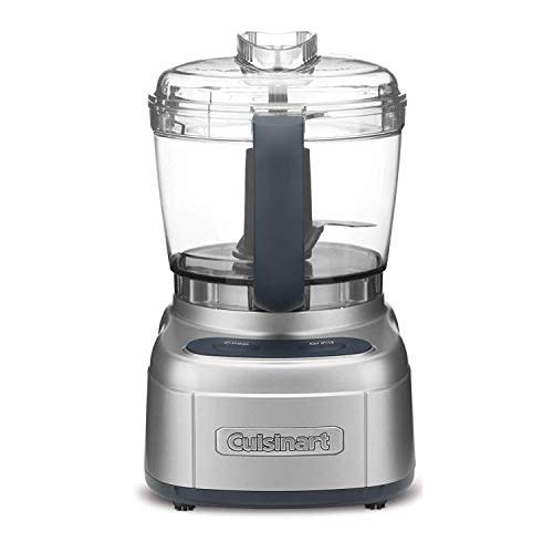 Cuisinart Small Food Processor, Auto-Reversing Smart Power Blade, 4-Cup | Mini food processor with touch-pad control, auto-reversing blade & dishwasher-safe parts for small jobs, ECH-4SV