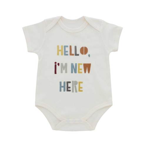 Hello I'm New Here Baby Onesie