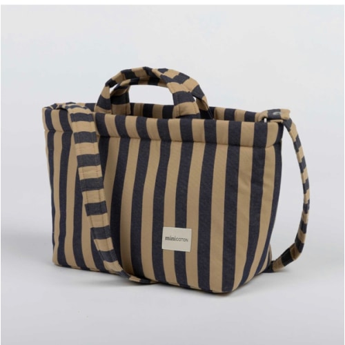Carry - Navy + Caramel · Minicoton