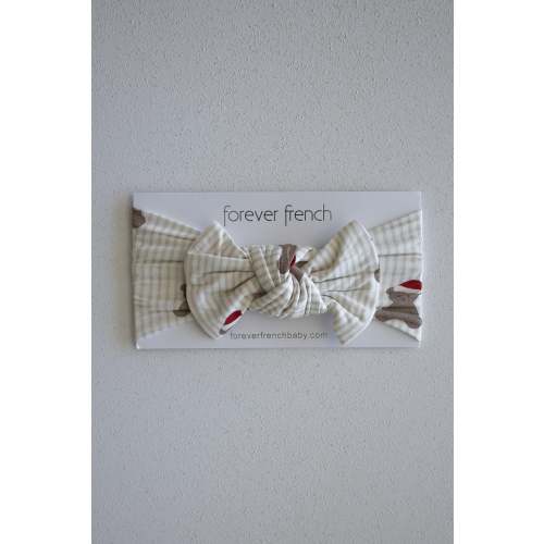 Bamboo Head Wrap | Santa Teddy