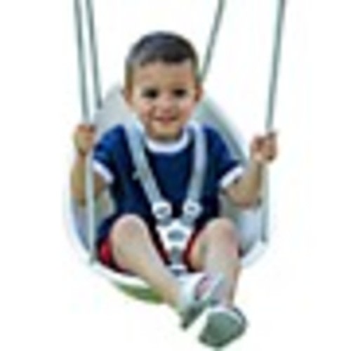 Swurfer Coconut Toddler and Baby Swing, 3-Point Adjustable Harness, Blister-Free Rope, Easy Installation, Ivory at Tractor Supply Co