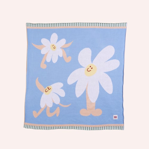 Cosy Baby Blanket - Dancing Daisies