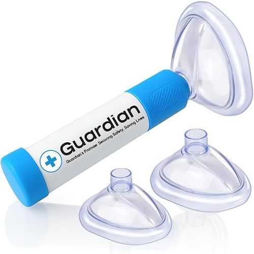 Anti Choking Device for Kids and Adults with 2 Masks, Choking Rescue Device, Portable Choking Rescue Device, First Aid Device for Choking, FSA/HSA Eligible – Home Kit