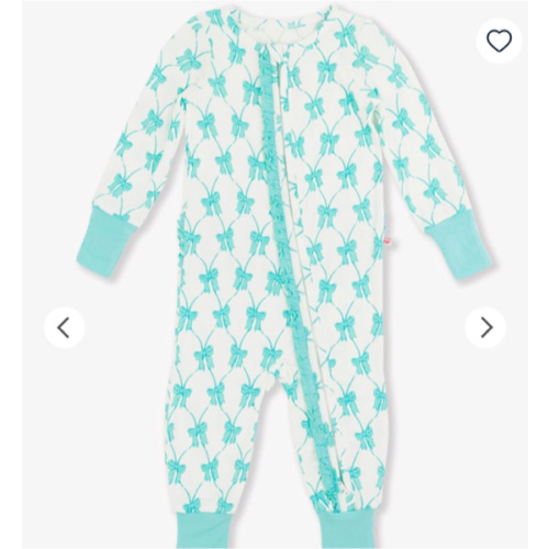 Convertible Ruffle One Piece Pajama, Bamboo Viscose
