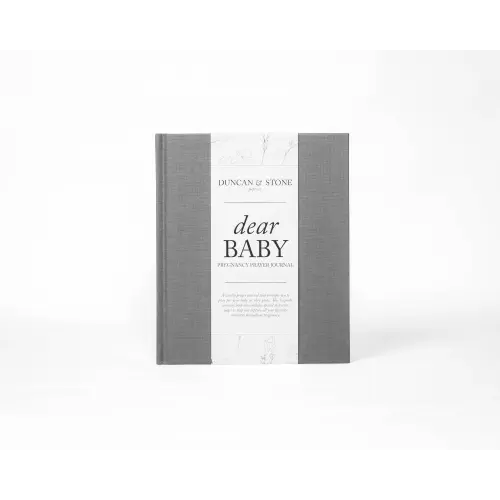 Dear Baby Pregnancy Prayer Journal (Grey, 110 Pages) by Duncan & Stone - Pregnancy Scrapbook Album for Milestones & Photos - New Mom Journal - Mom To Be Gifts - TikTok Shop