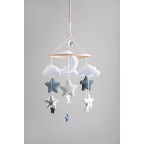 Moon and Stars Nursery Mobile