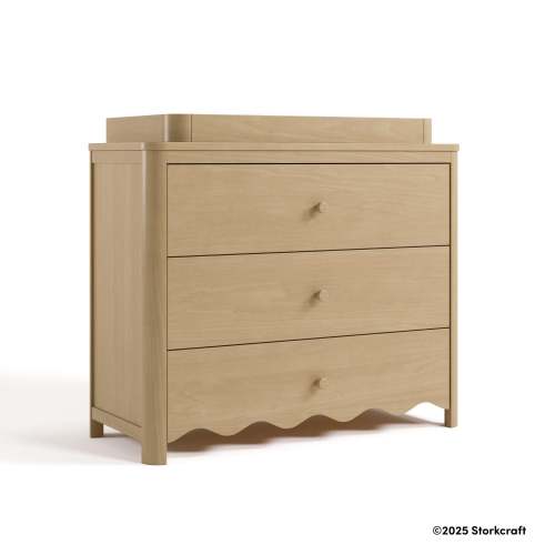 Casablanca® 3 Drawer Chest with Removable Changing Table Topper