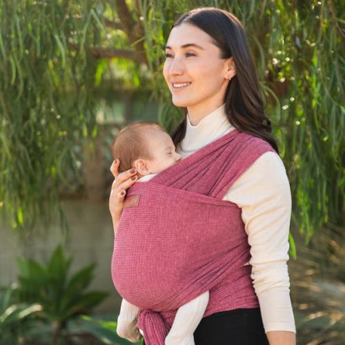 Waffle Knit Wrap - Desert Rose