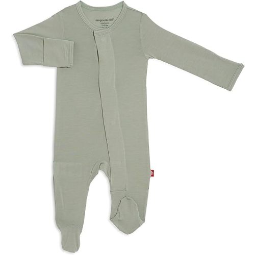 Magnetic Me Footie Pajamas Soft Modal Baby Sleepwear with Quick Magnetic Fastener | Boys and Girls Sleeper Preemie-24 Months