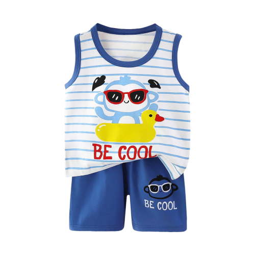 Baby Clothes Boy 3 to 6 Months Toddler Boys Outfits Short Sets Baby Boy Clothes Toddler Boy Summer Outfits Kids Sleeveless Tank Tops Shorts Set