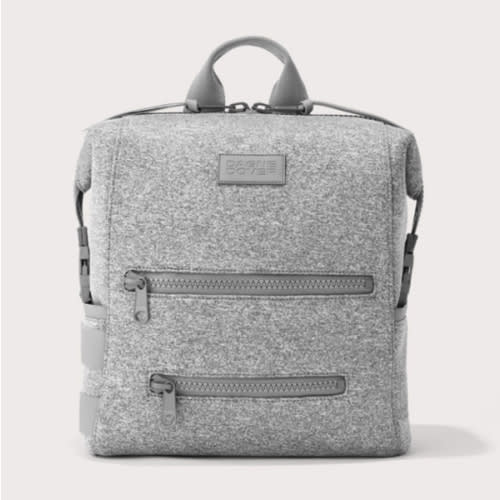 Indi Diaper Backpack in Heather Grey, Medium