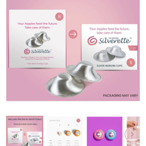 Silverette Nursing Cups