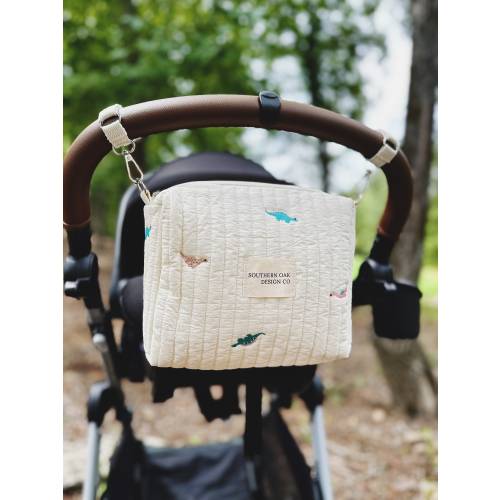 Stroller Buddy in Olive, Tulip, or Dino print