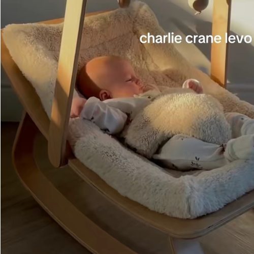 LEVO Baby Rocker in natural wood – Charlie Crane Paris