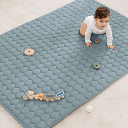 Comfy Cubs Premium Play Mat - Kids & Toddler Play Mat with Non-Slip Bottom - Plush Quilted Top Baby Mat & Reviews | Wayfair