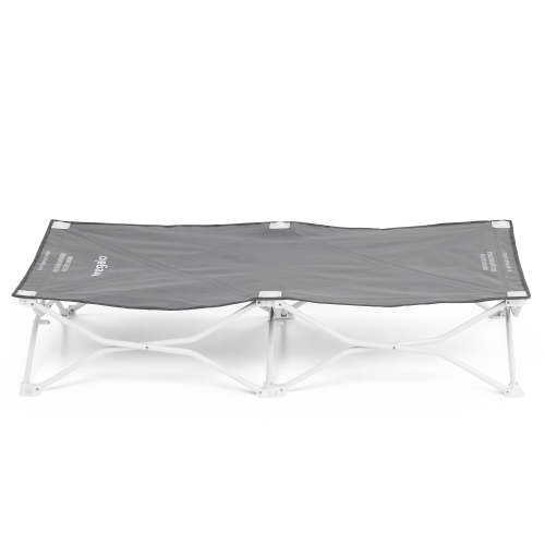 Regalo Gray Toddler Bed, Portable My Cot, 48" L x 24.5" W, Ages 2-5