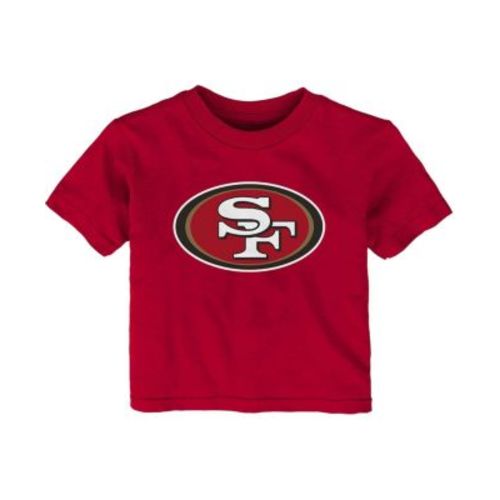Infant Boys and Girls Scarlet San Francisco 49ers Primary Logo T-shirt