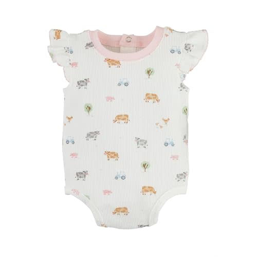 Mud Pie Baby Girls Children's Farm Print Crawler