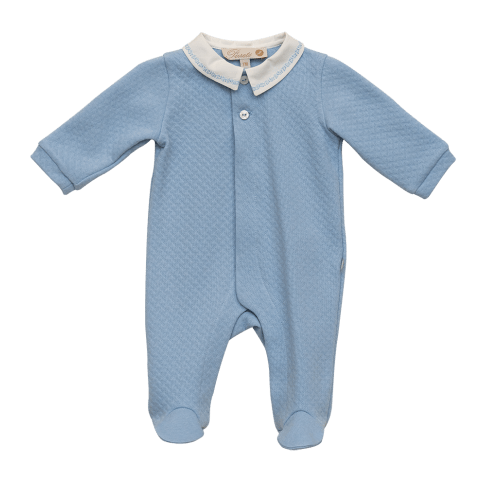 Purete Embroidered Collar Footie