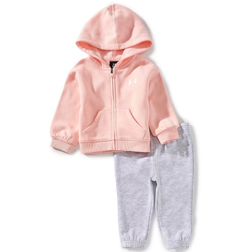 Under Armour Baby Girls Chest Logo Hoodie & Jogger Pants Set