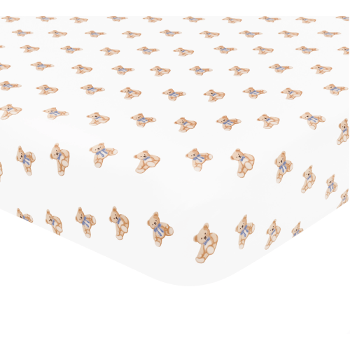 Mini Crib Sheet in Teddy Bear