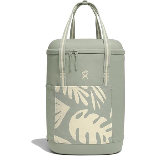 Hydro Flask Cooler Backpack - Insulated Portable Soft Cooler - 20 L Capacity in Botanical Bliss Green