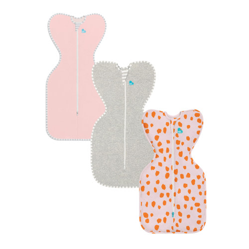 Love to Dream Multi Pack Bundle - Jumbo Animal/Gray/Dusty Pink -Newborn