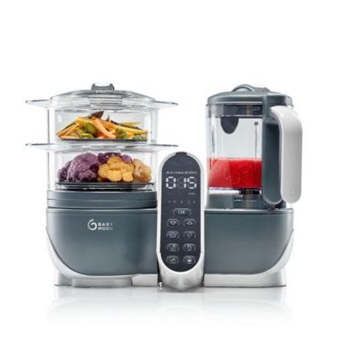 Babymoov Duo Meal Station Baby Food Maker, Industrial Gray