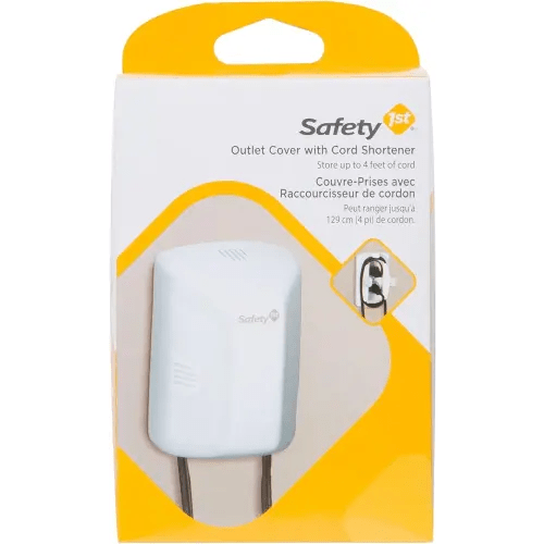 Safety 1st Outlet Cover with Cord Shortener for Baby Proofing
