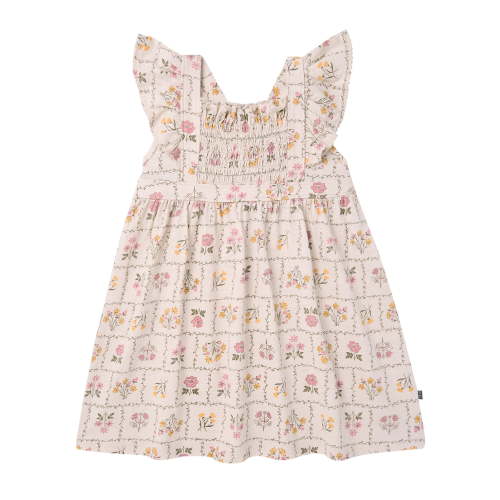 Modern Moments by Gerber Baby and Toddler Girl Smocked Pinafore Dress, Sizes 0/3 Months - 5T