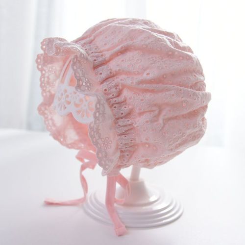 MyKids-USA Baby Solid Color Ruffle Design Sunshade Princess Bucket Hats