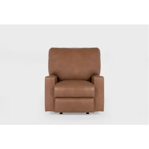 Duncan Brown 35" Leather Rocker Recliner