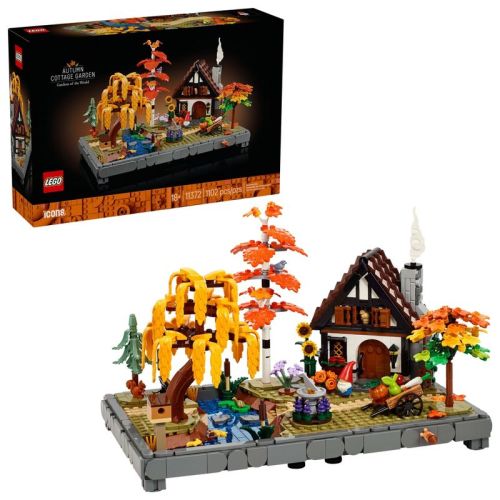 LEGO Icons Autumn Cottage Garden Building Set 11372