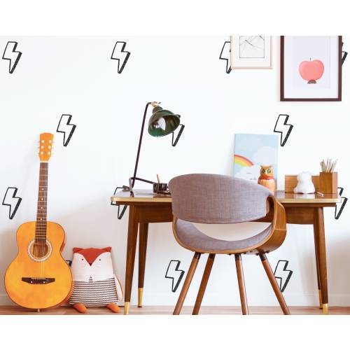 Lightning Wall Decals - Nursery Decor, Removable Wall Stickers, Kids Room Wall Art, Super Hero Decor