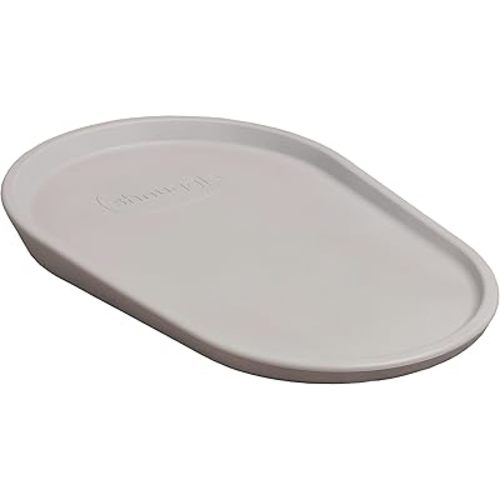 Shnuggle Squishy Changing Mat - Baby Changing Diaper Pad, Wipeable Easy-to-Clean Nappy Station, Warm-to-Touch Surface, Non-Slip Base, No Covers Needed - Taupe