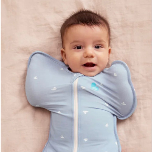 Swaddle Up™ 1.0 TOG Viscose from Bamboo Mist Blue Boats