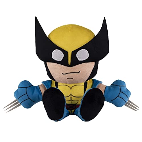 Bleacher Creatures Marvel Wolverine 8" Kuricha Sitting Plush- Soft Chibi Inspired Toy