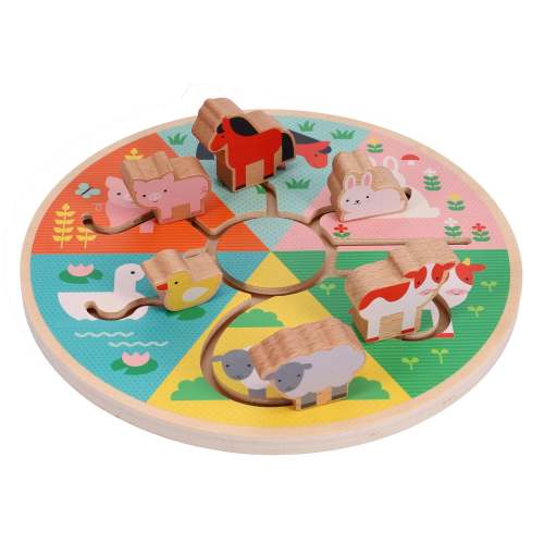 Farm Animals Wooden Sliding Maze – American Farm Company